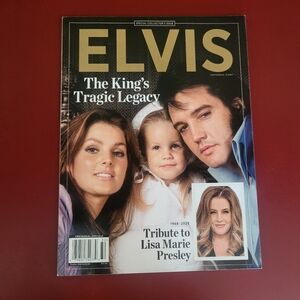 ELVIS The Kings Tragic Legacy Lisa Marie Presley Collector's Issue Magazine